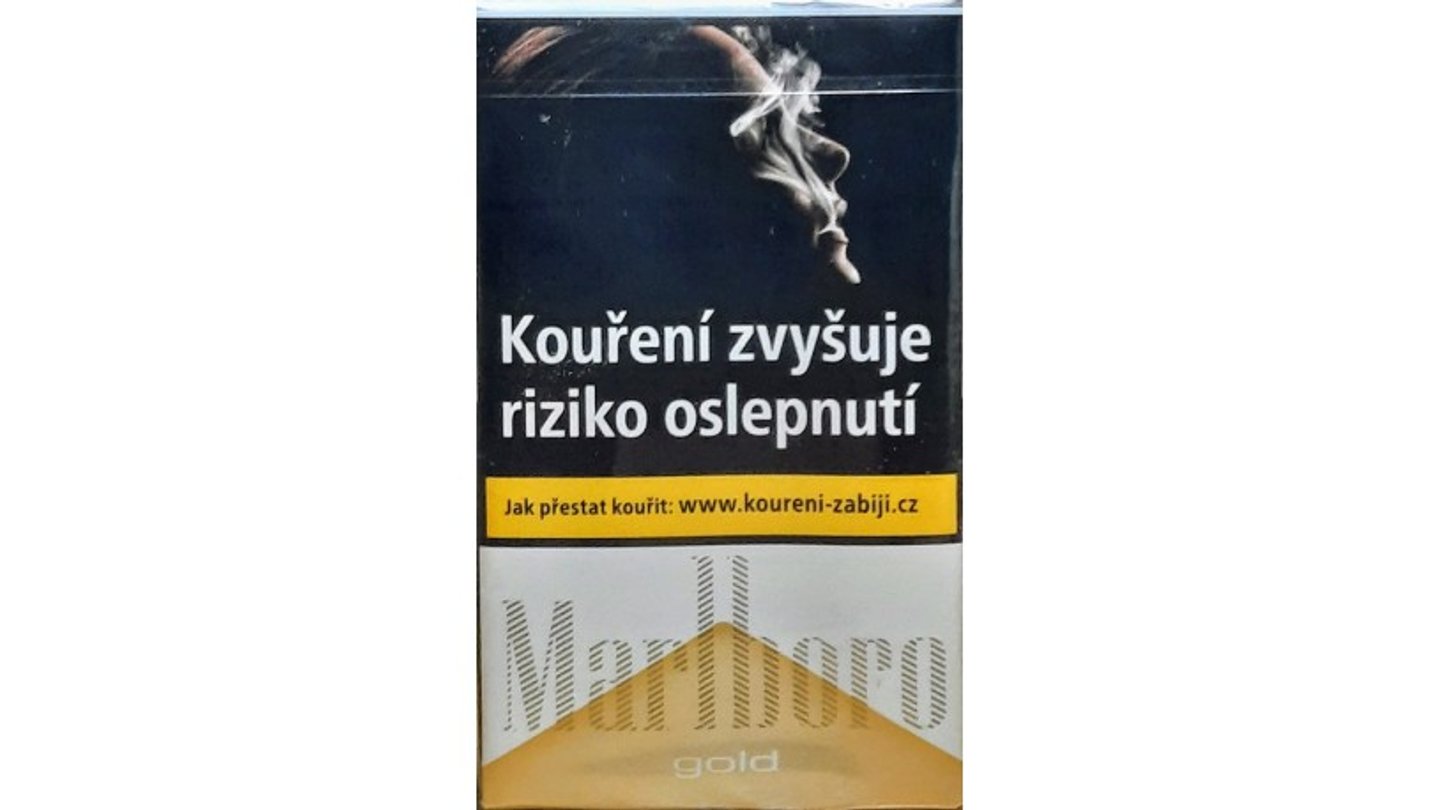 Marlboro Gold + zapalovač