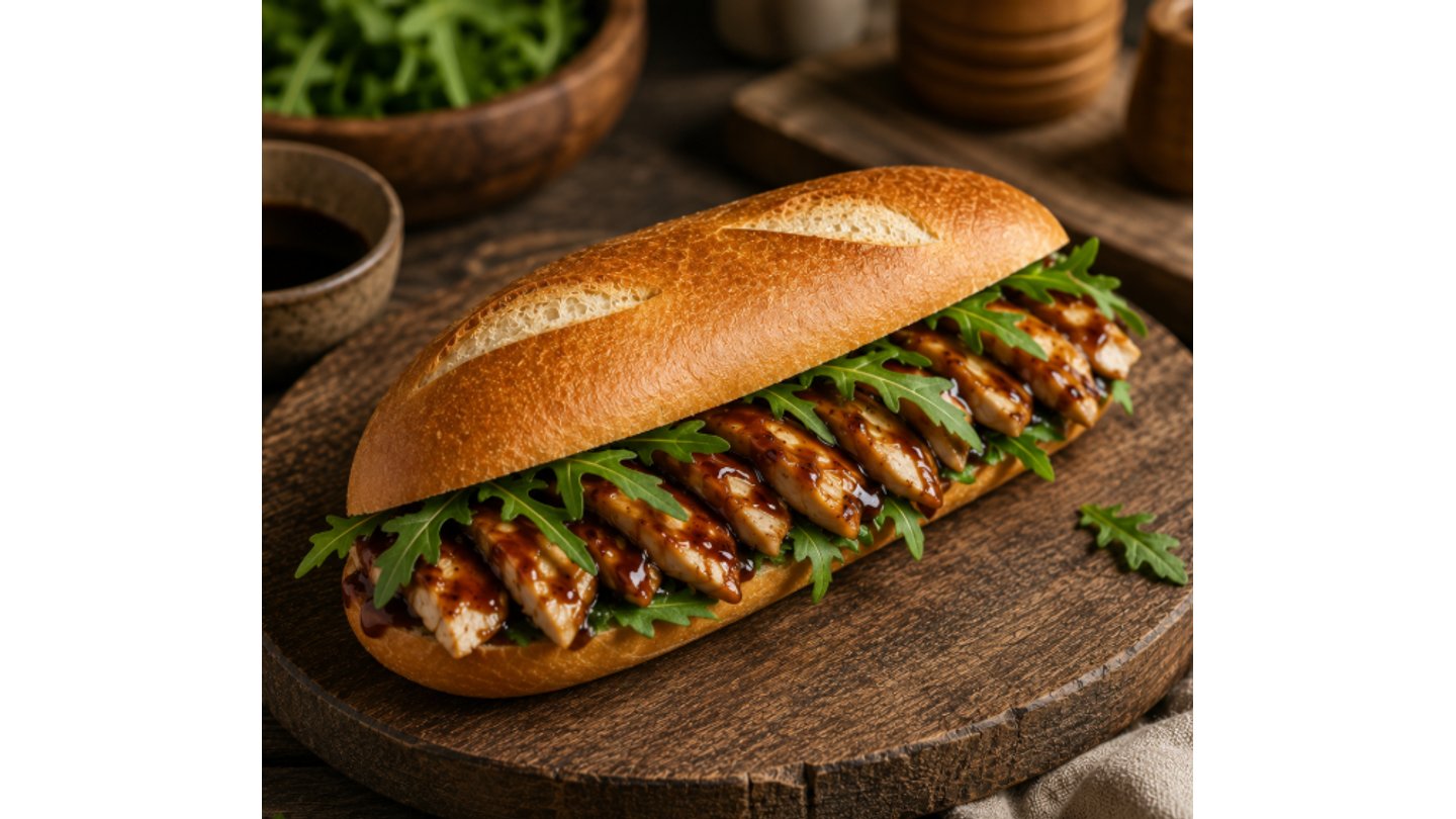 Bageta Kuře/Chicken teriyaki, 185g.