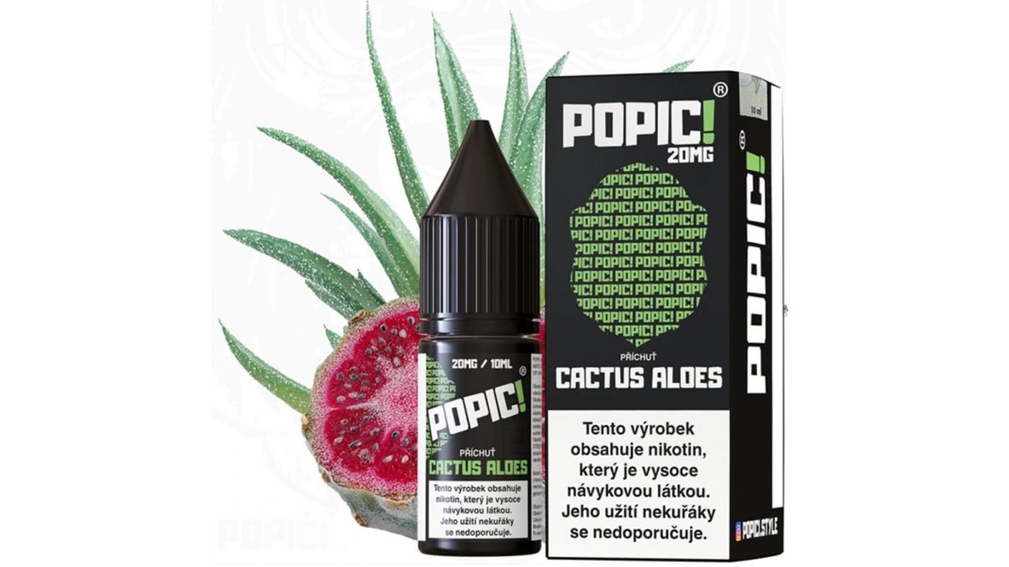 LIQUID POPIC! SALT CACTUS ALOES 10ML-20MG