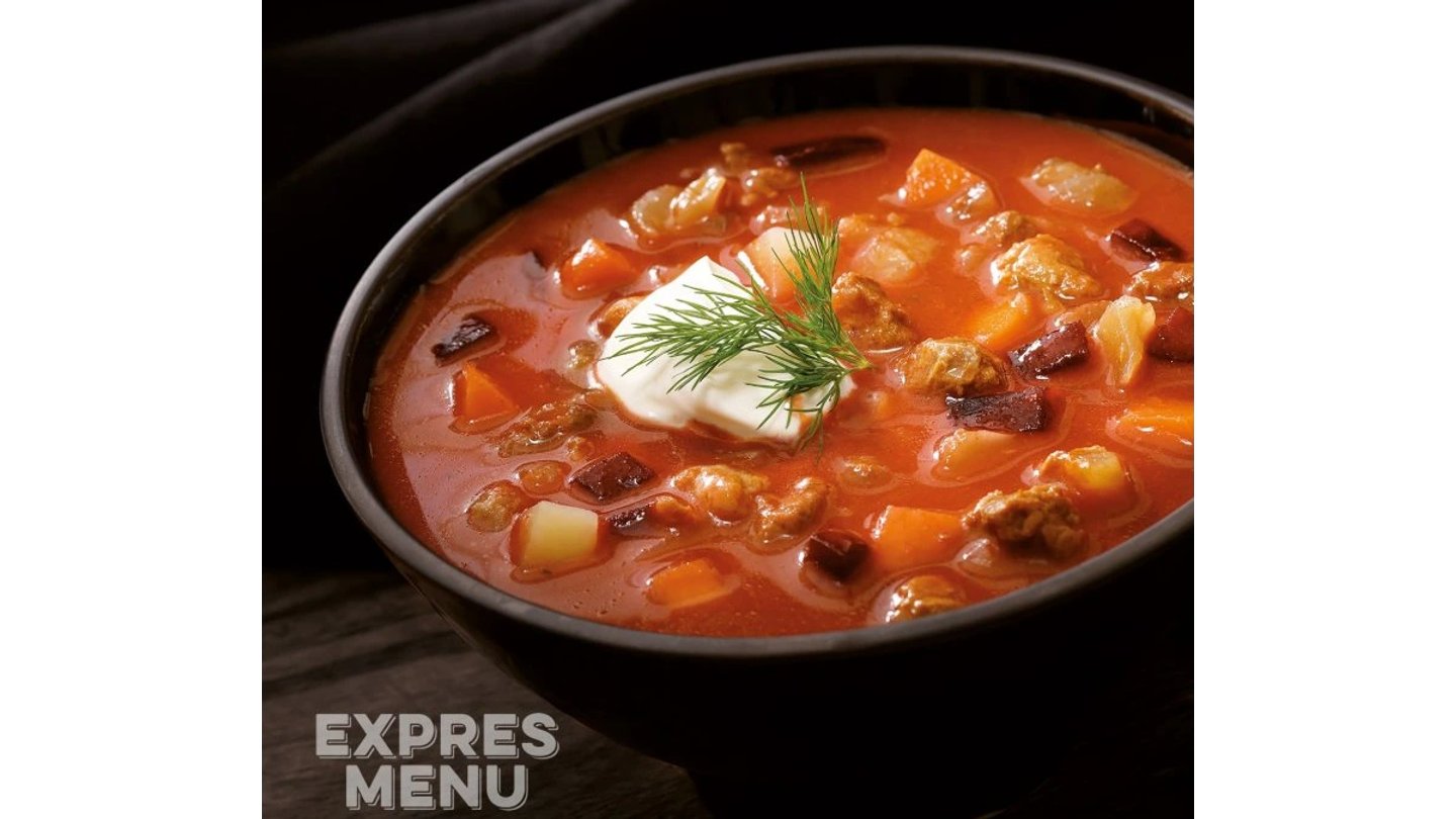 Boršč polévka/soup (2 porce / 2 servings)