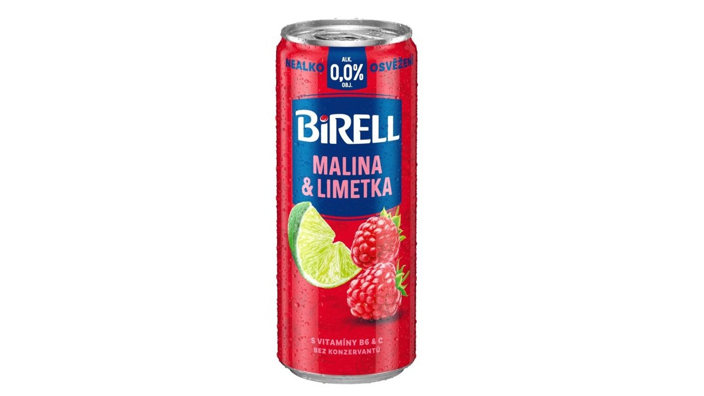 Birell Malina & Limetka / Raspberry & Lime  330ml