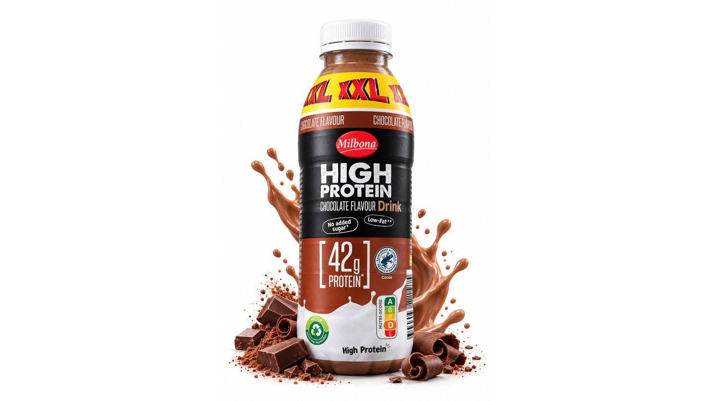 High Protein Chocolate Milk  396 ml.