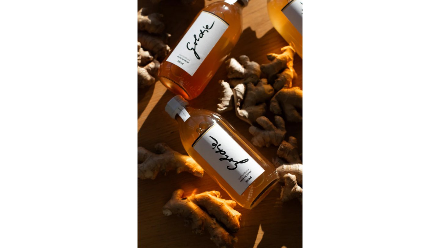 GOLDIE - kombucha z jihu Čech, zázvor 330ml