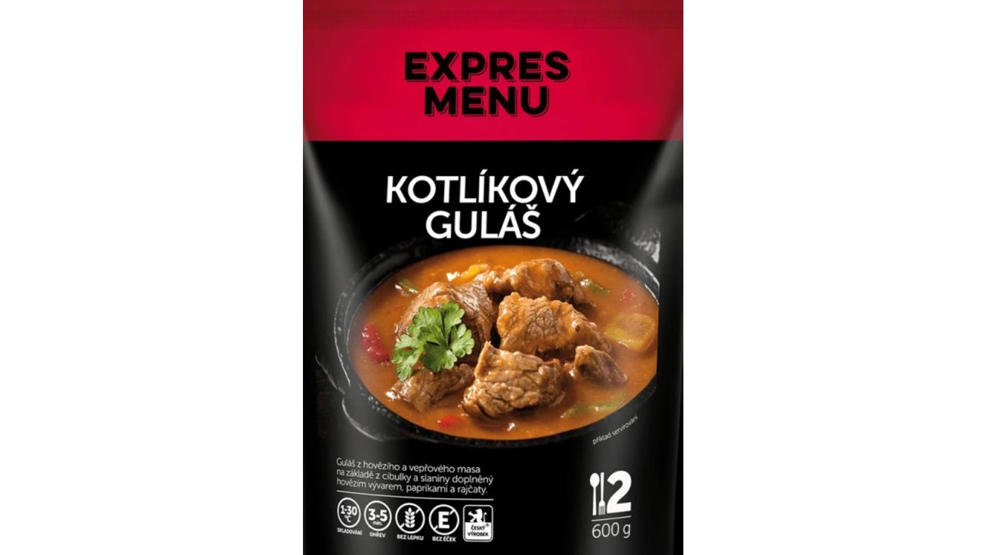 Kotlíkový guláš (2 porce) / Kettle Goulash (2 servings)