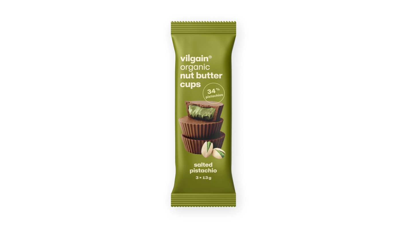 Nut Butter Cups BIO - Pistácie solené