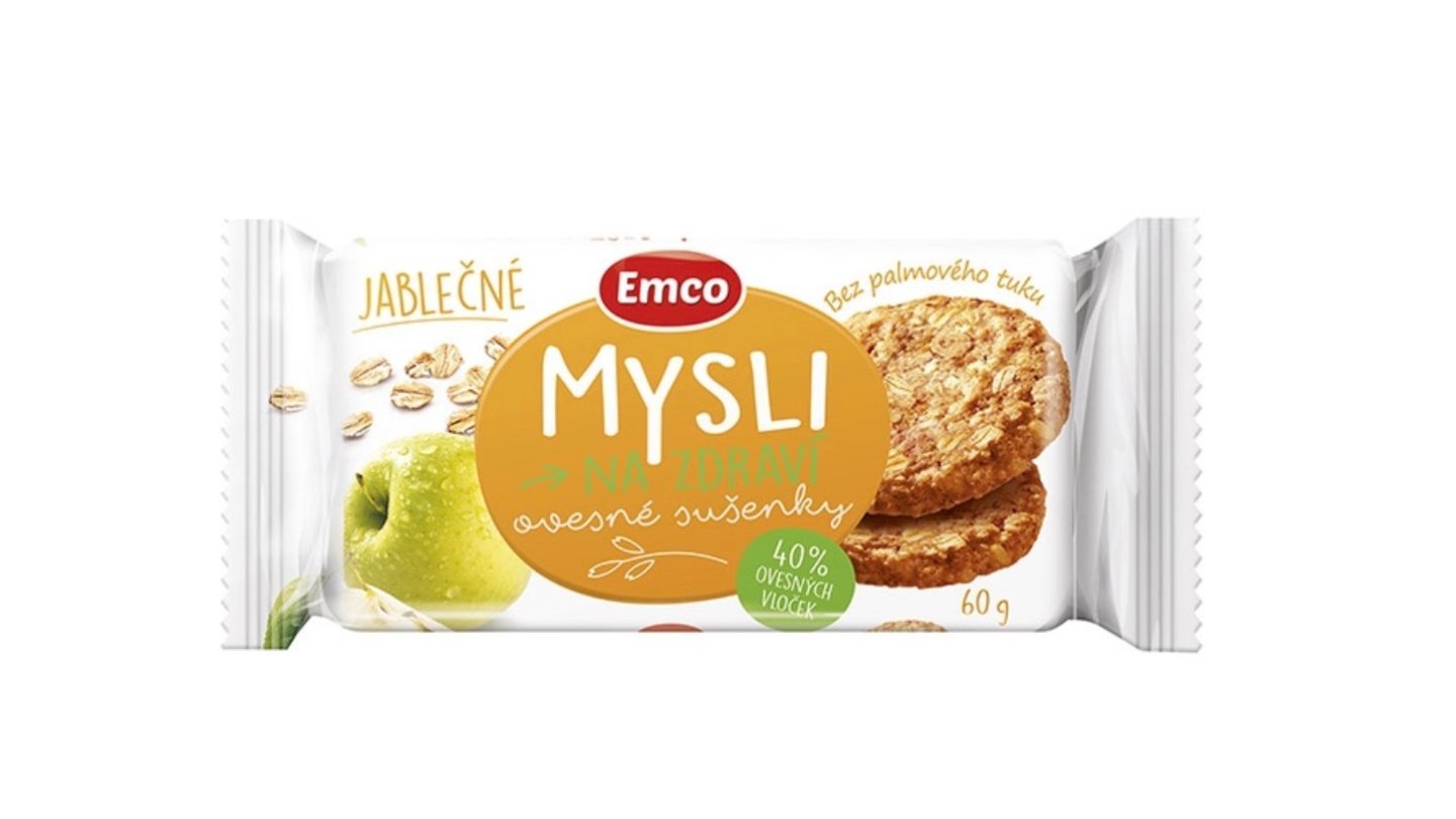 Mysli na Zdraví Ovesné sušenky jablečné 60g