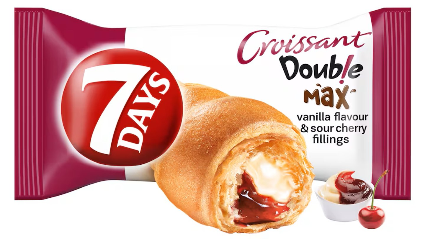 Croissant Višeň & Vanilka / Sour Cherry & Vanilla, 80g.