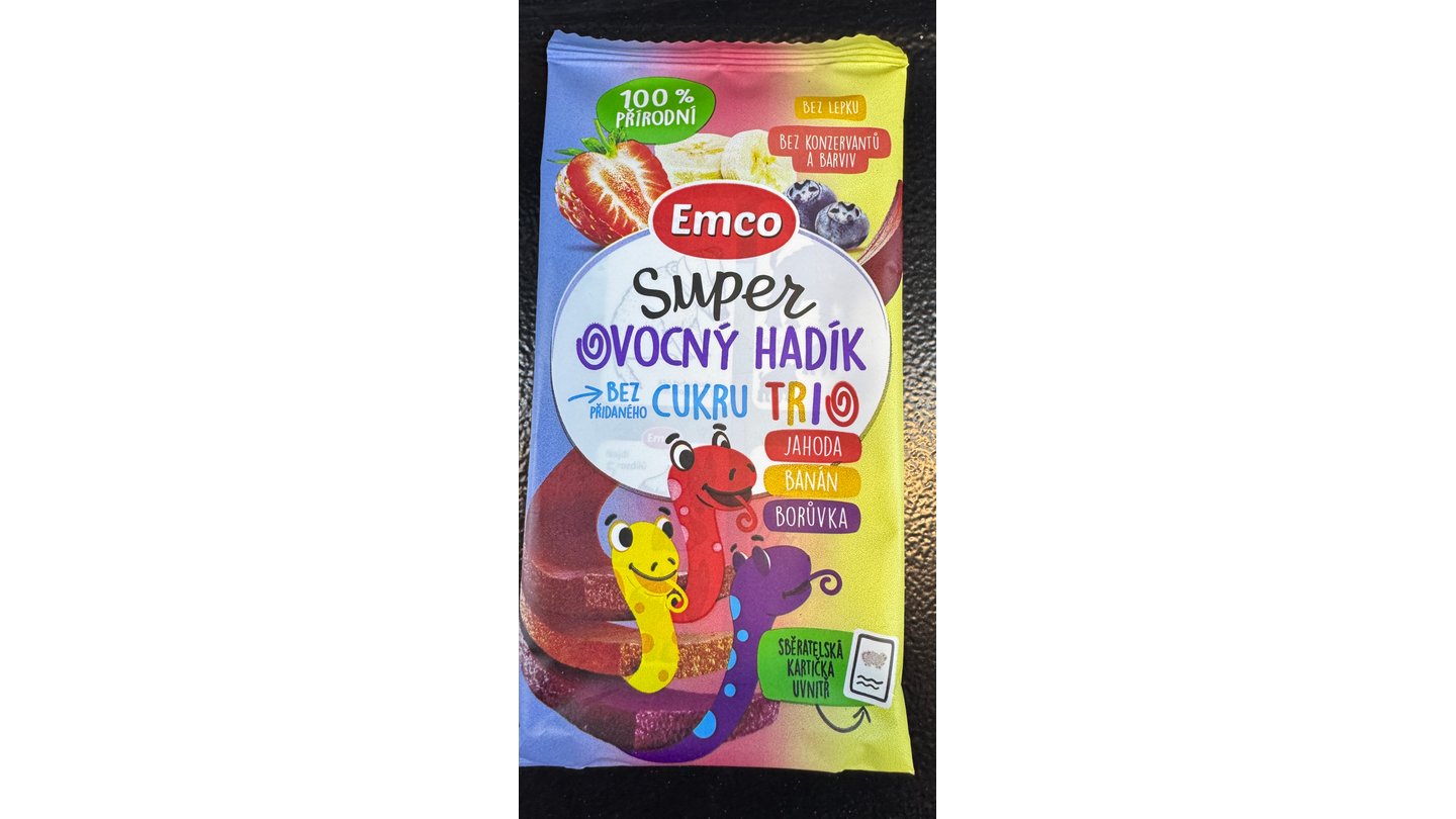 Super ovocný hadík trio 20g