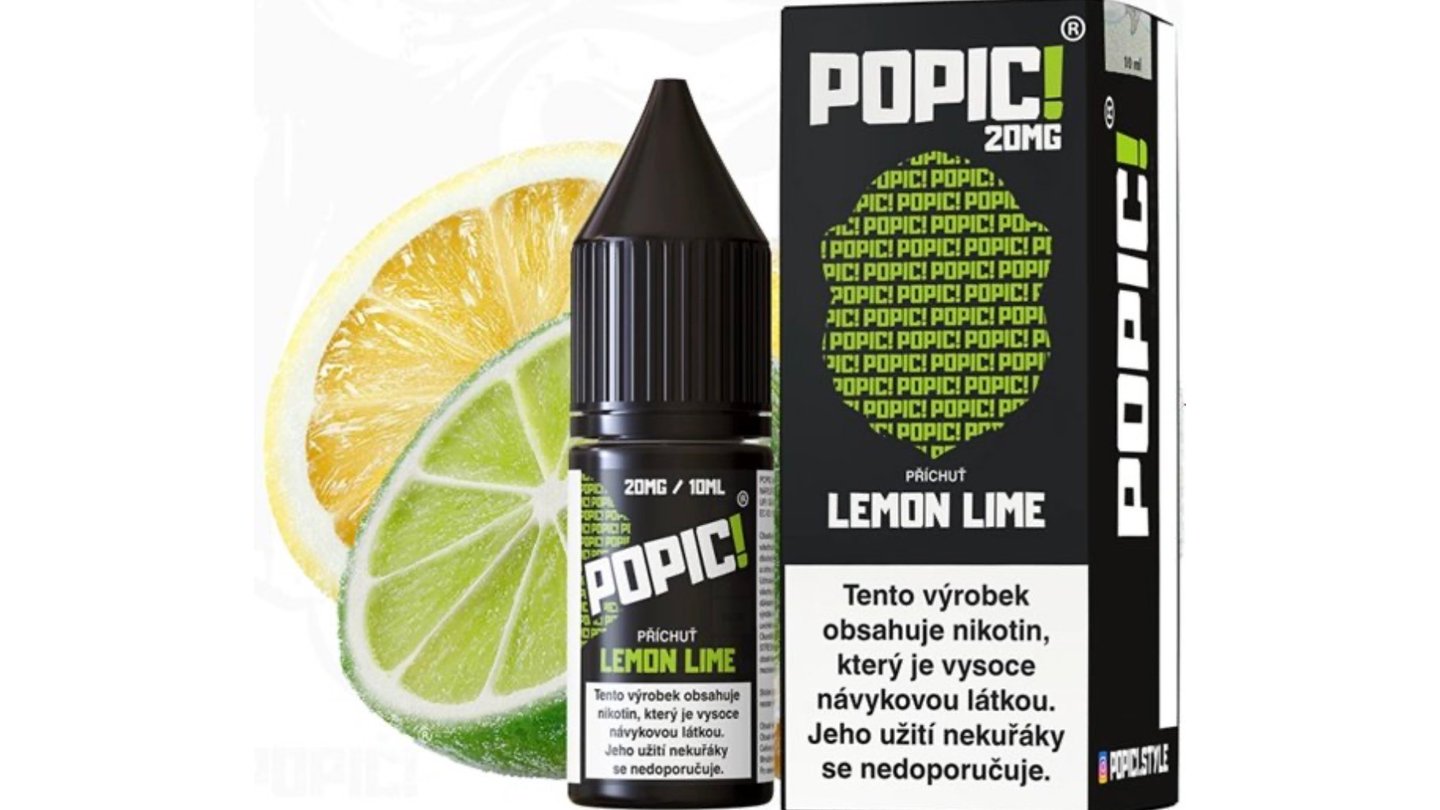 LIQUID POPIC! SALT LEMON LIME 10ML-20MG