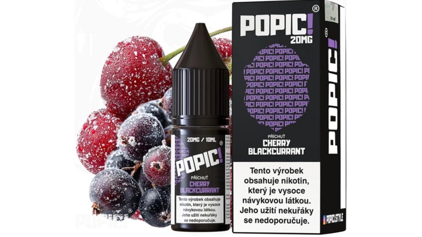 LIQUID POPIC! SALT CHERRY BLACKCURRANT 10ML-20MG