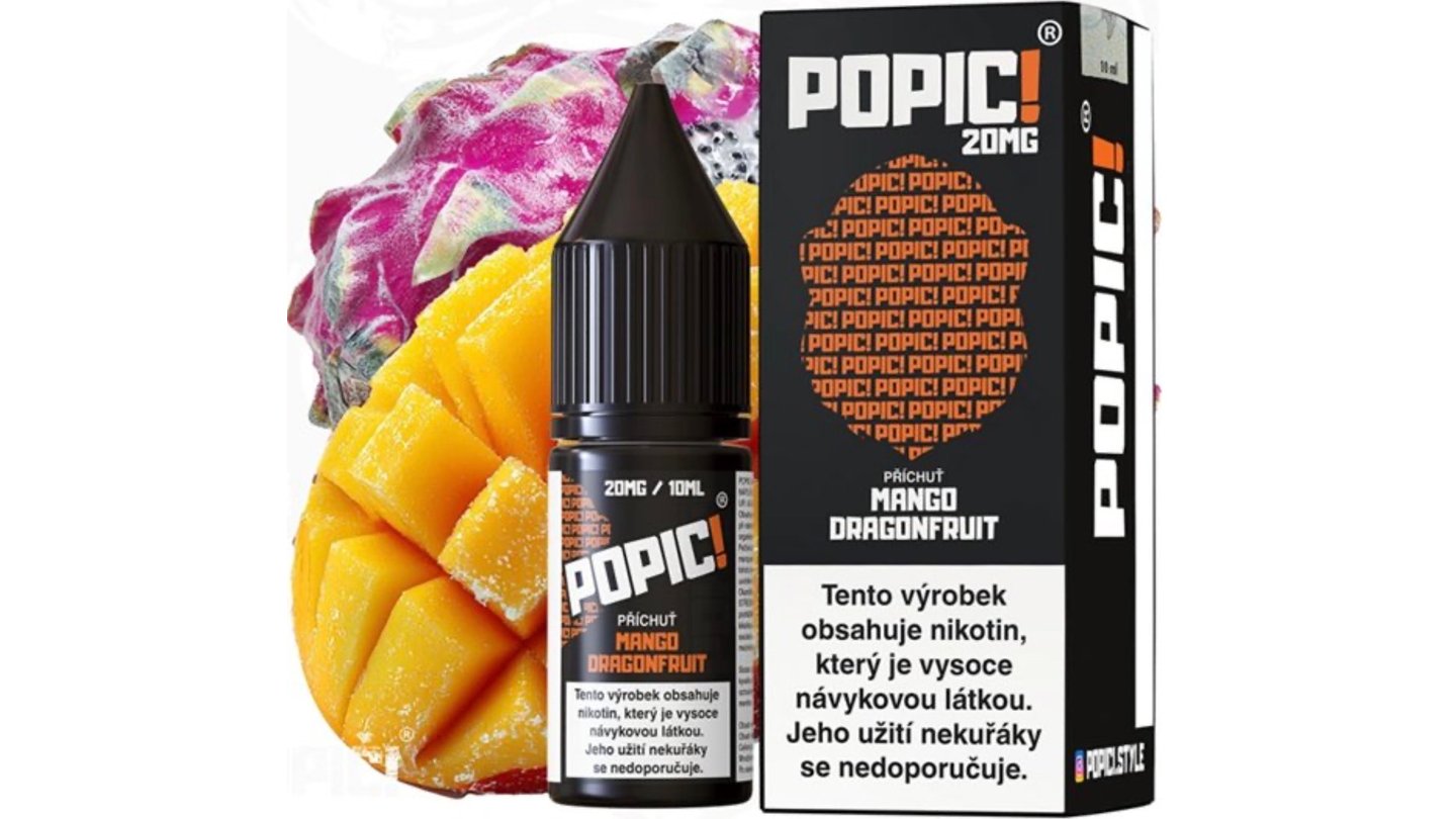 LIQUID POPIC! SALT MANGO DRAGONFRUIT 10ML-20MG