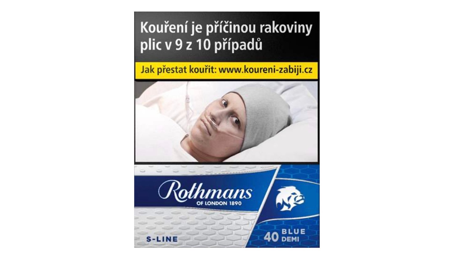 Rothmans S-Line Blue 40ks KS U300Kč