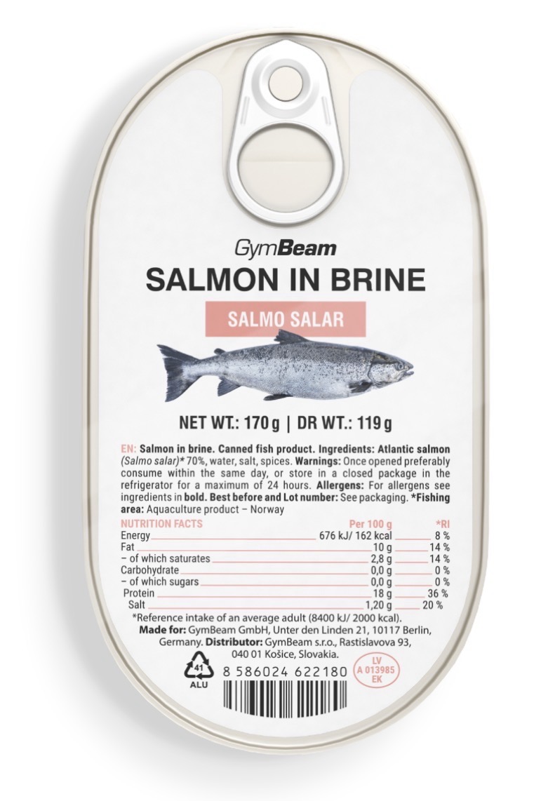 Gym Beam Salmon in Brine