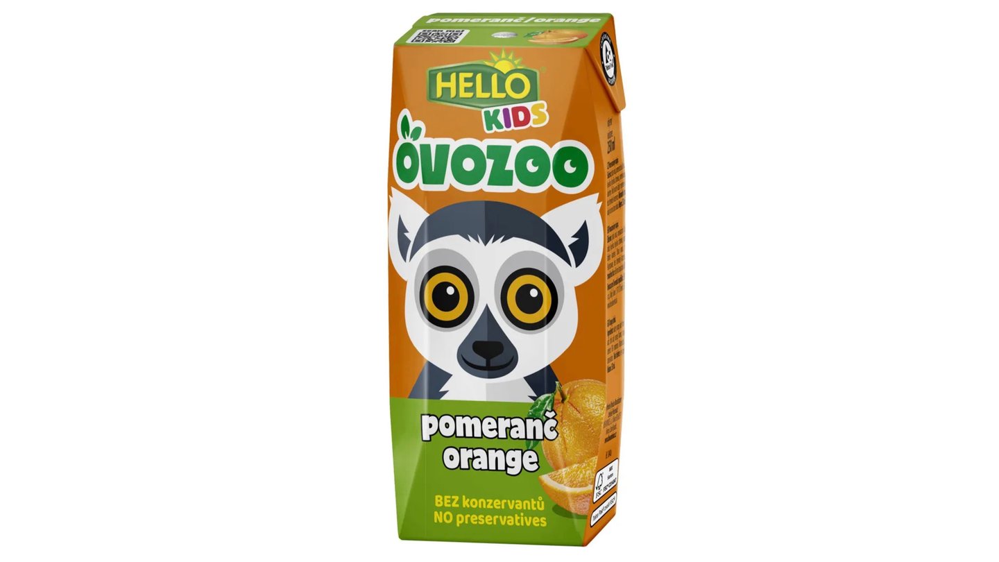 HELLO 250ml Pomeranč