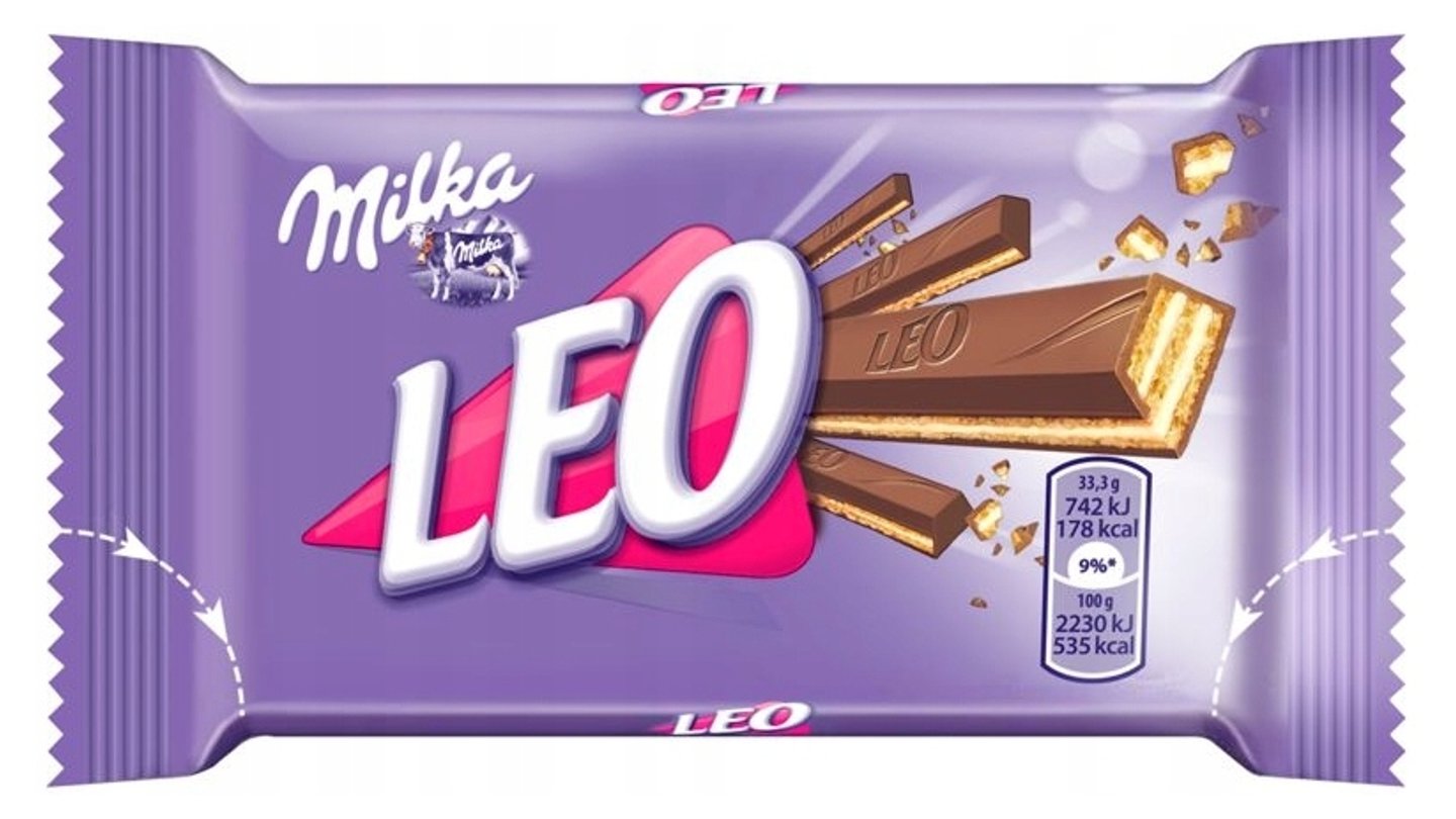 Milka LEO mléčná / milk chocolate,  33,3g
