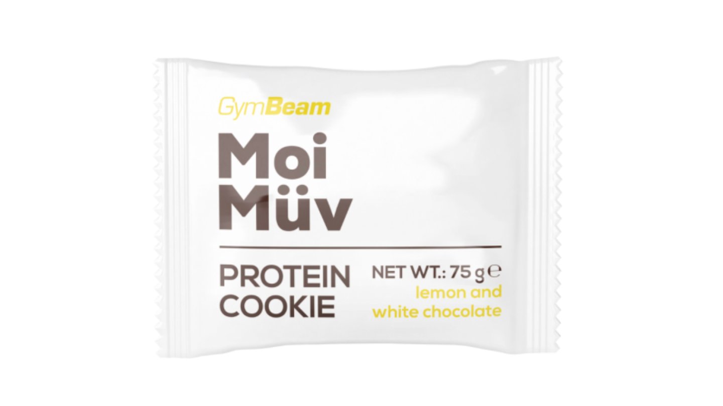 MoiMüv Protein Cookie - Citron a bílá čokoláda