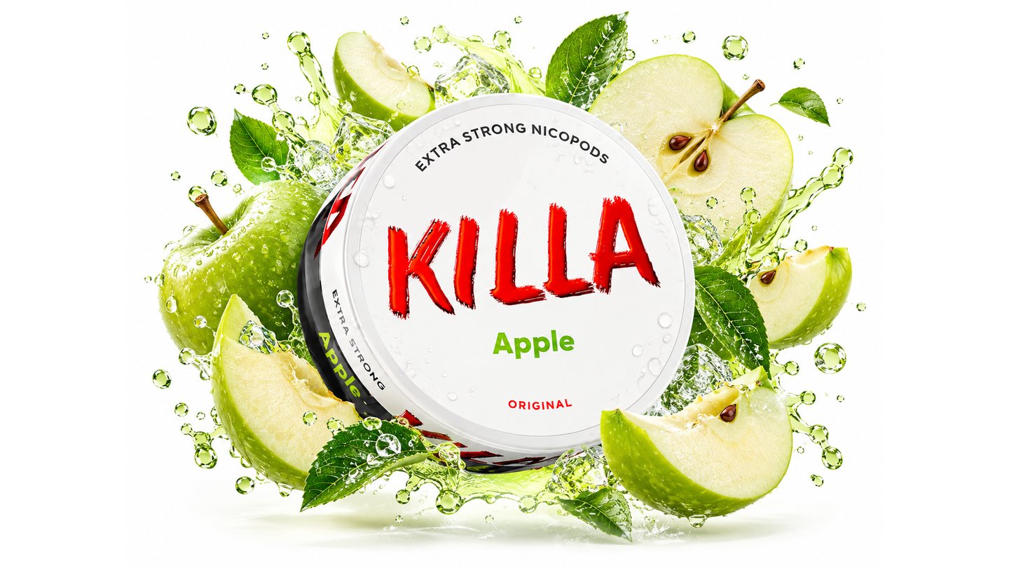 KILLA Apple Extra Strong  (20 sáčků/pouches)