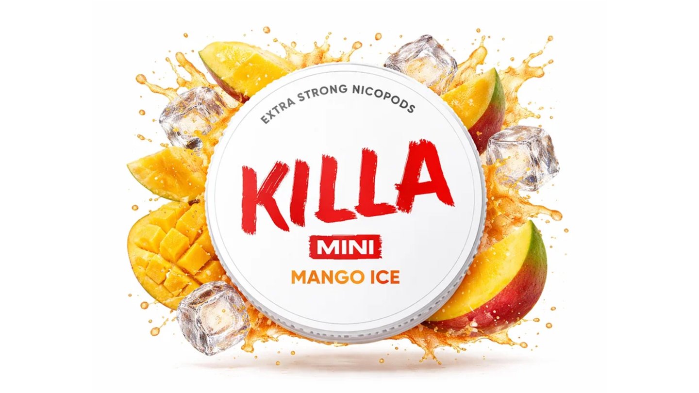 KILLA Mango Ice Extra Strong Mini  (28 sáčků/pouches)