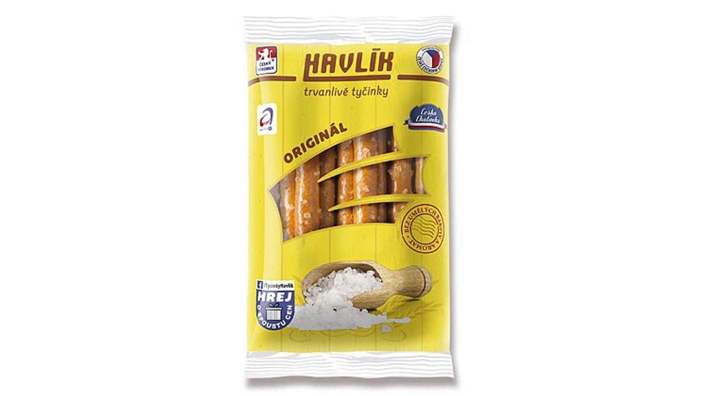 Tyčinky Havlík solené
