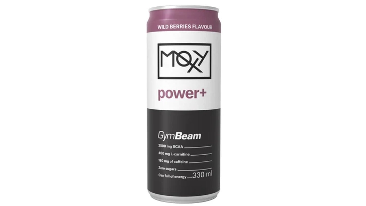 MOXY power+ Energetický nápoj 330 ml - lesní ovoce 