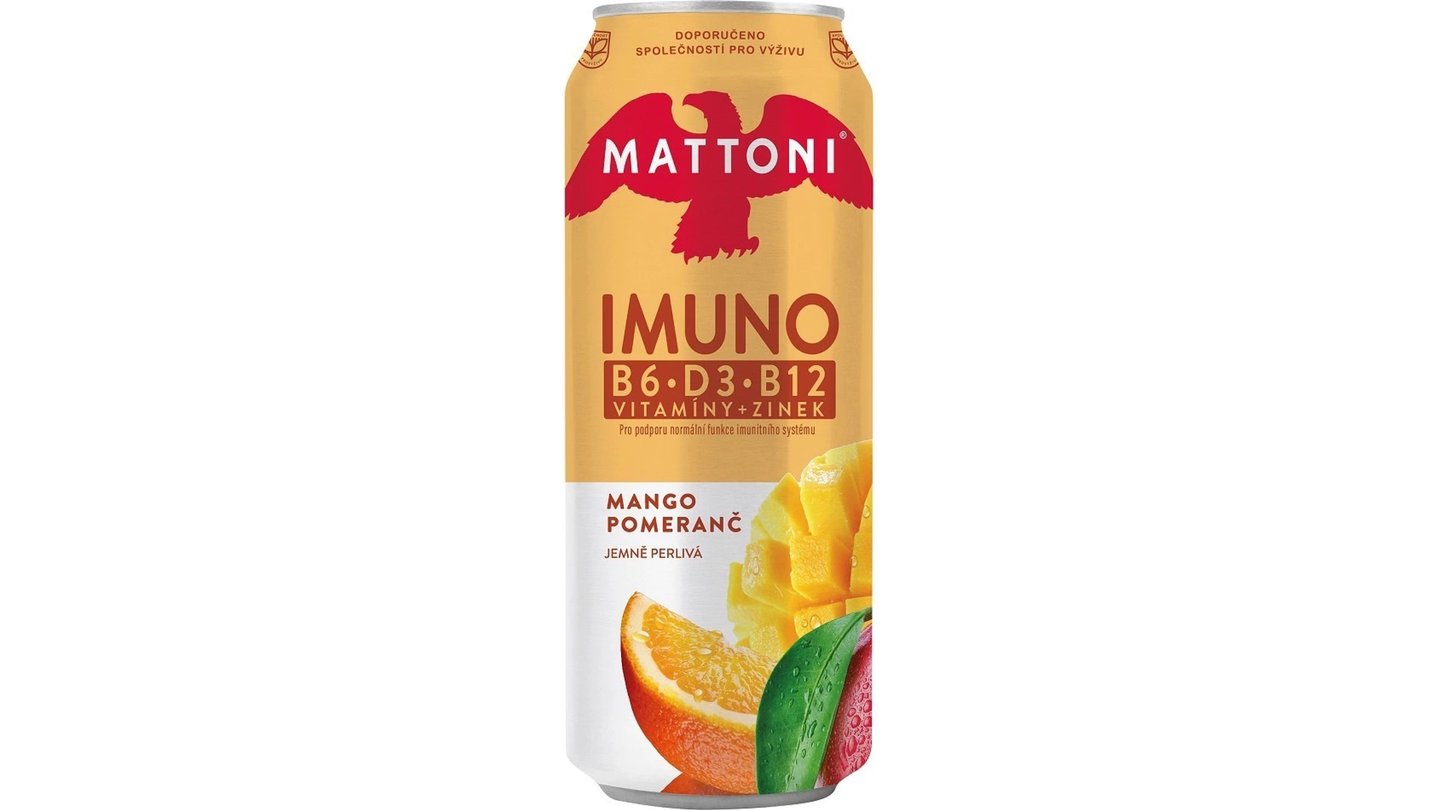 Mattoni - imuno - pomeranč/mango 500ml