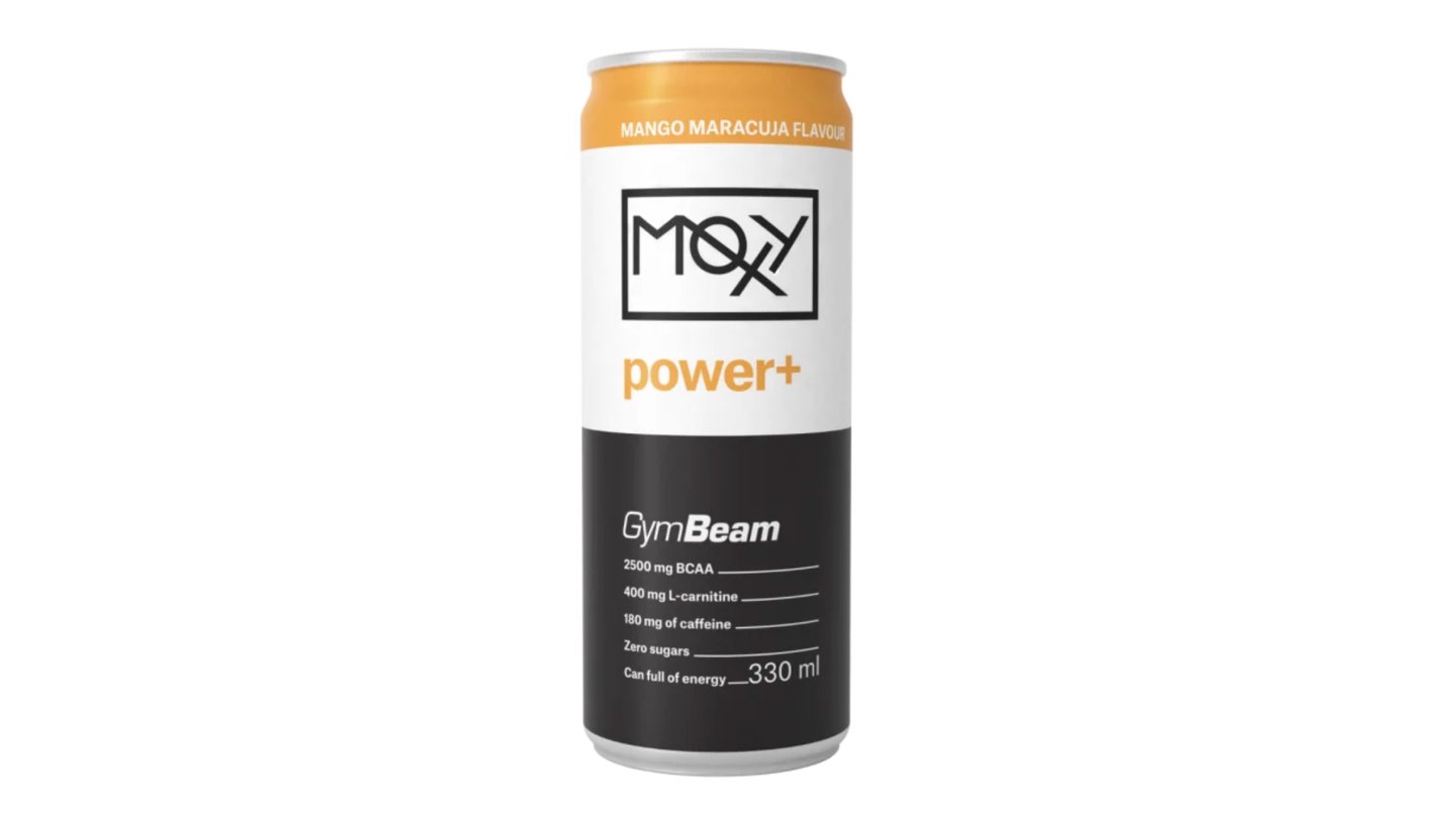 MOXY power+ Energetický nápoj 330 ml - Mango marakuja