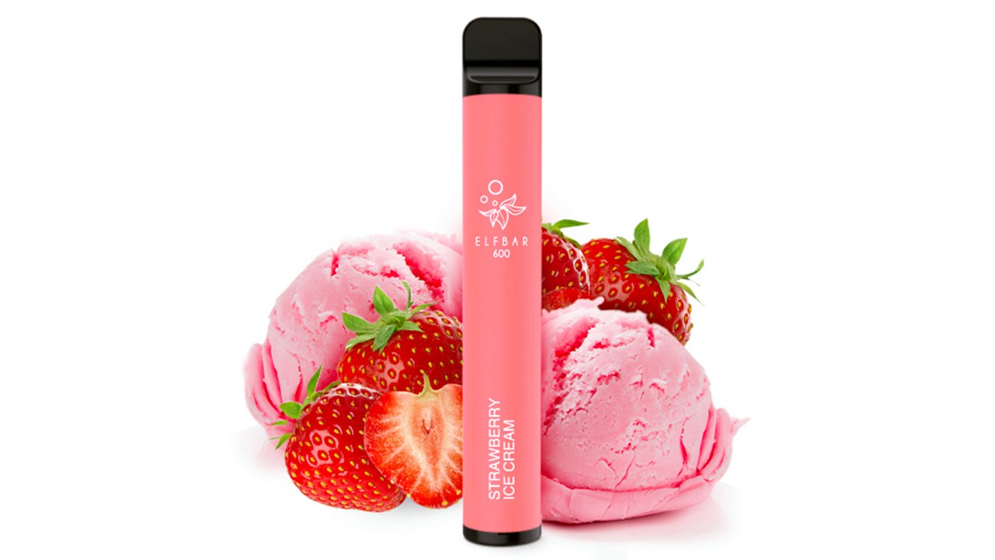 Elf Bar Strawberry Ice Cream 600