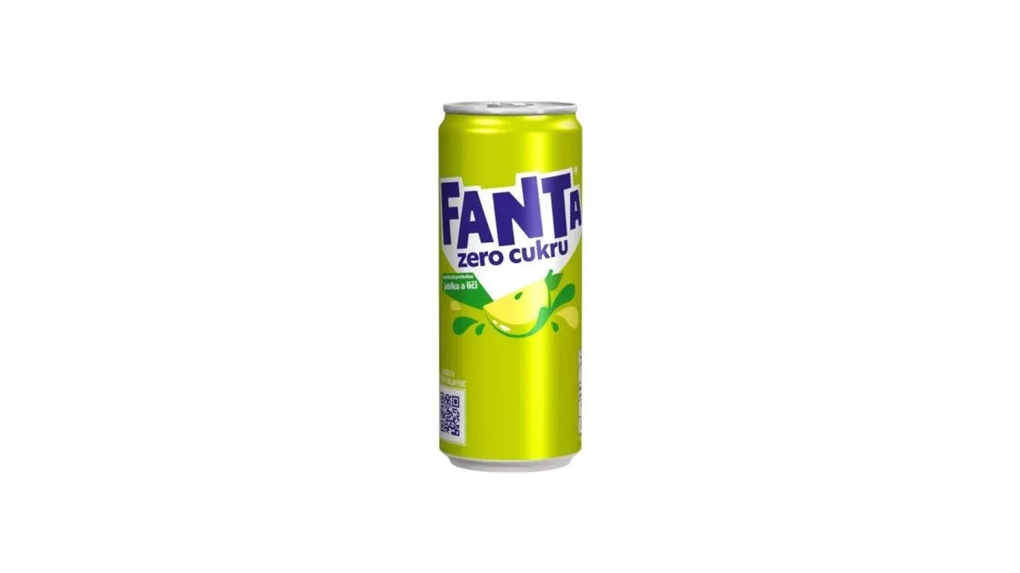 FANTA - zero jablko a liči