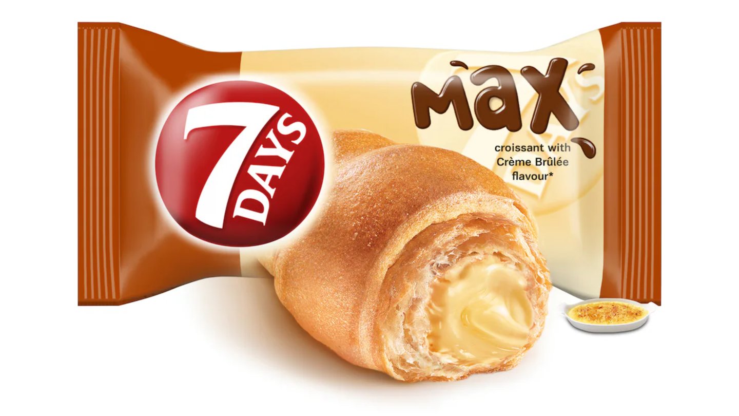Croissant MAX Crème brûlée, 80g.