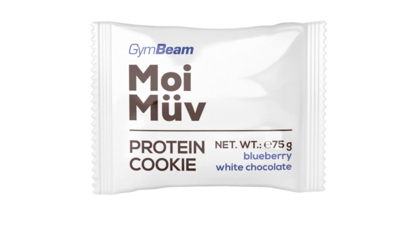 MoiMüv Protein Cookie - Borůvka a bílá čokoláda
