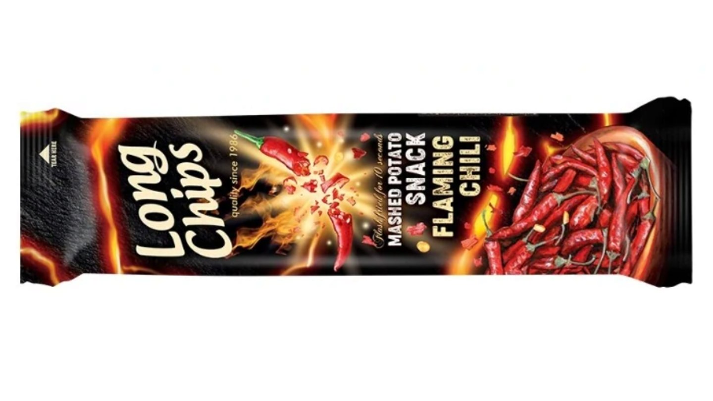 Long Chips - Flaming Chili, 75g