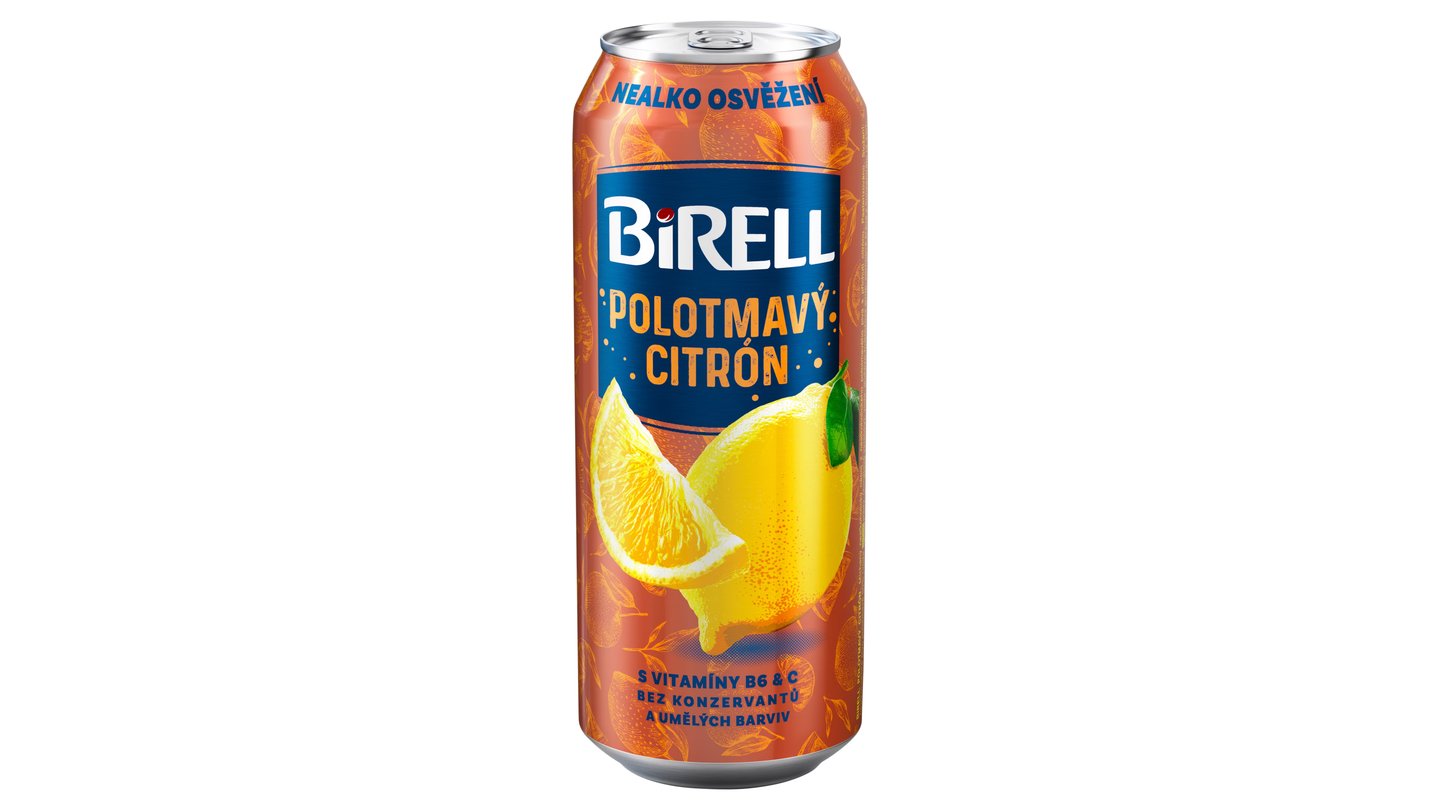 Birell Polotmavý citron 330ml.