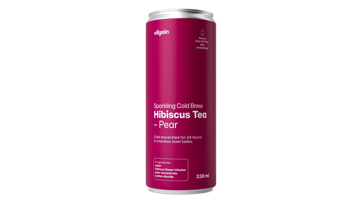 Cold Brew ibiškový čaj ⁠–⁠ Hruška