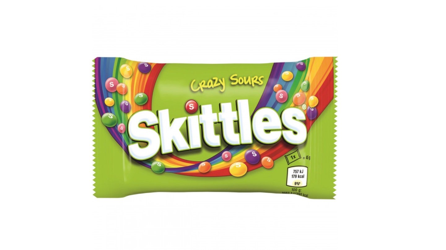 SKITTLES 38g Crazy Sours