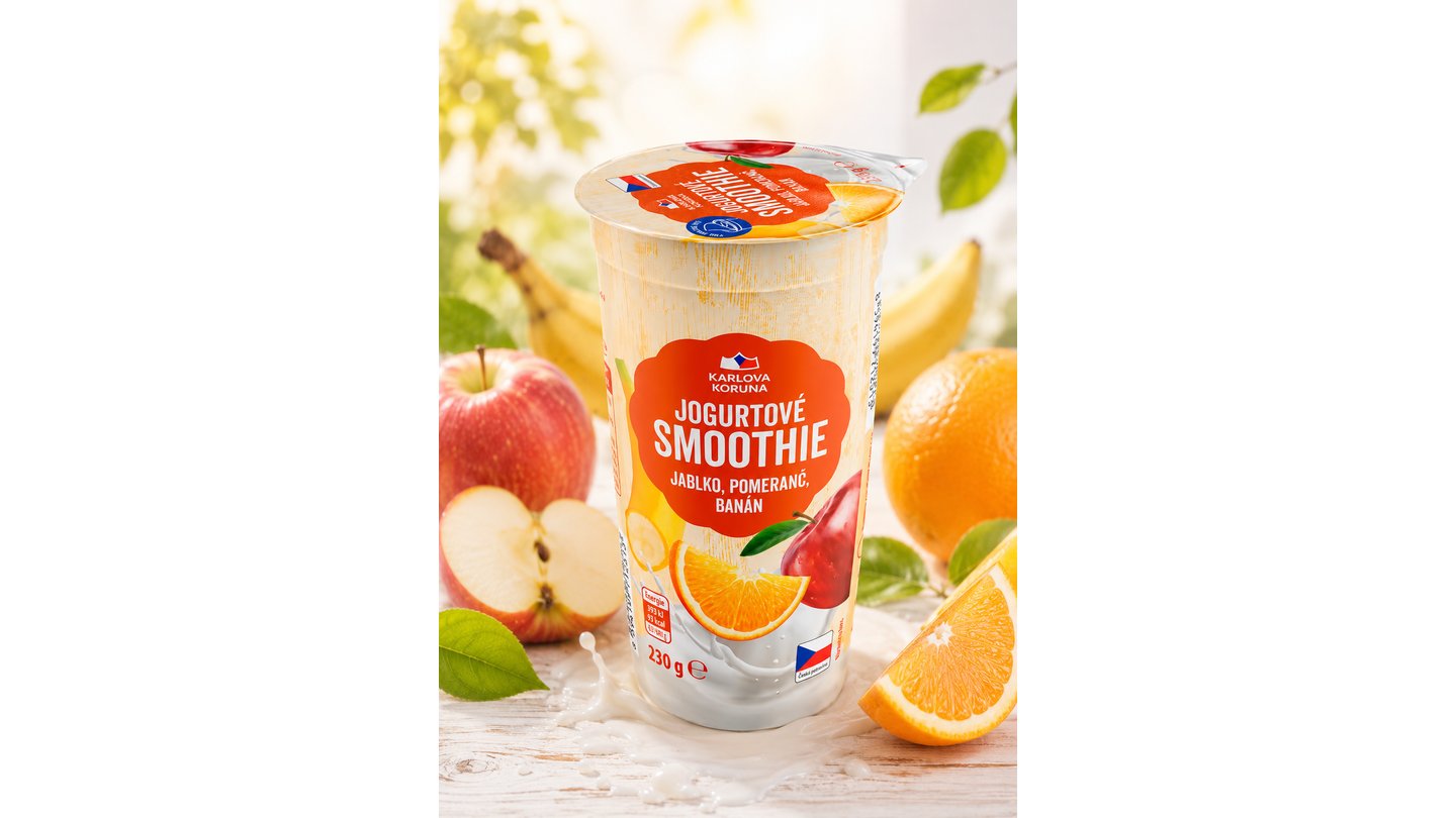 Jogurtové smoothie  230g. (apple / orange / banana)