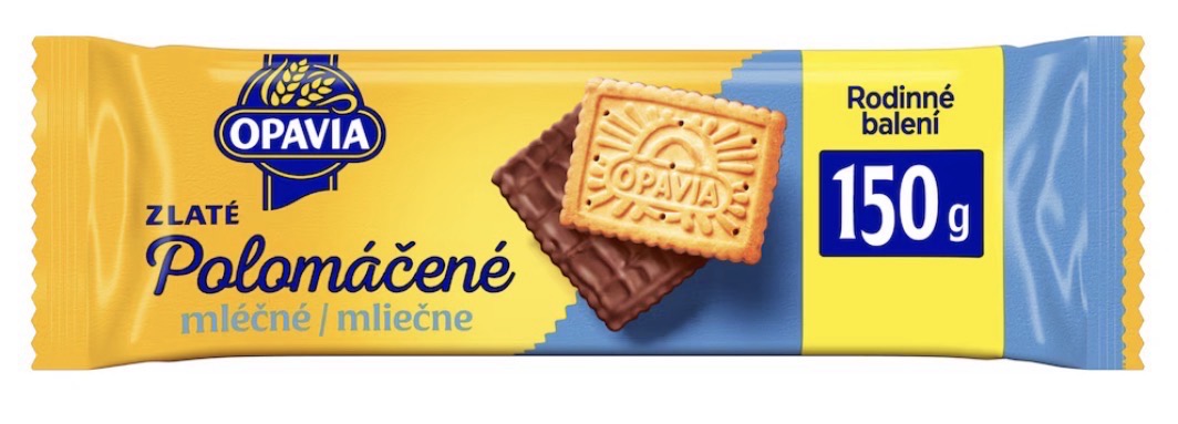 Opavia Polomáčené mléčné Family Pack